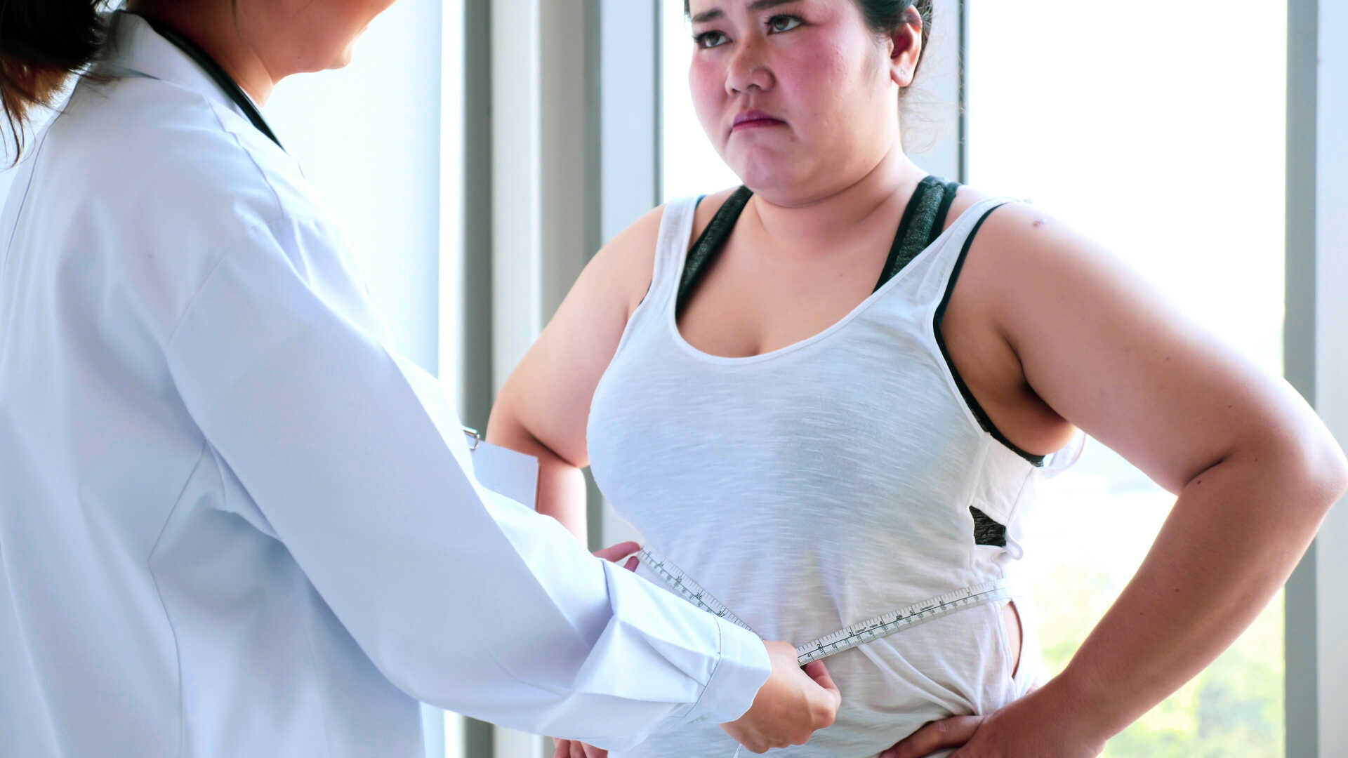 Patient learning about weight loss medication in Austin Texas